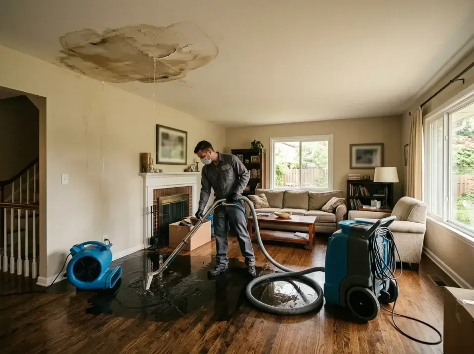 attic-pipe-burst-ceiling-drip-008 — frequently asked questions, Water Damage Restoration & Carpet Care in Cloquet, MN